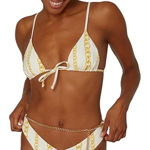 Weworewhat triangle bathing suit top